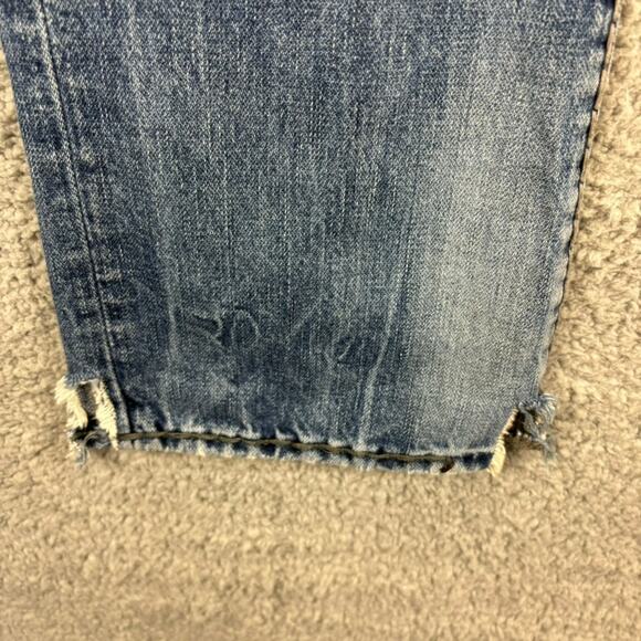 True Religion Jean Mens 29 Ricky Flap Super T Relaxed Distressed (meas 31x35) - Picture 9 of 15